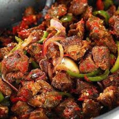 Peppered Goat meat (Asun)